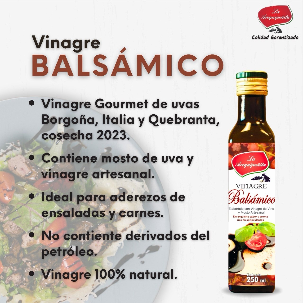 Vinagre Balsámico x 250ml - Imagen 2