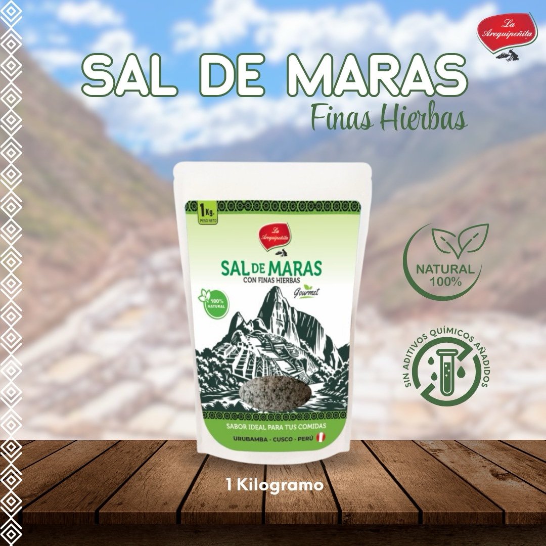 Sal de Maras Finas Hierbas x 1Kg - Imagen 2